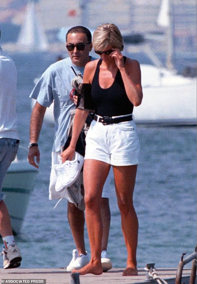 Dodi Al-Fayed with Diana in St. Tropez in August 1997. Just over a week later, the couple were dead.  Mr Al-Fayed thought they were about to announce their engagement