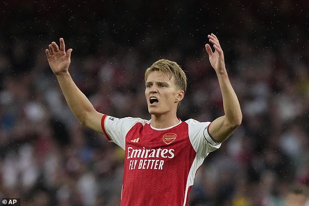 Arsenal captain Martin Odegaard scored 15 goals for the Gunners last season