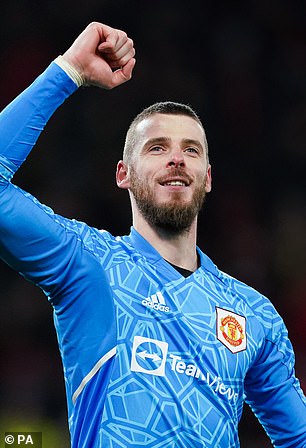 David de Gea's old number 1 shirt has been taken