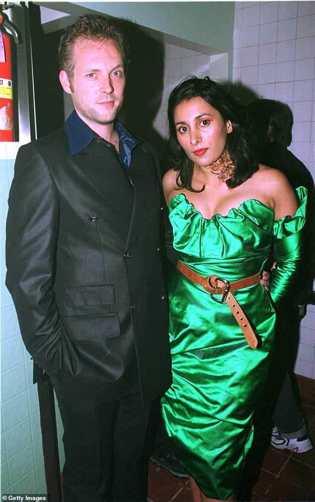 Mr Corré with his then wife Serena Rees.  The couple co-founded the sexy lingerie company Agent Provocateur in 1994. The couple split in 2007 when Ms Rees left him for ex-Clash bassist Paul Simonon.