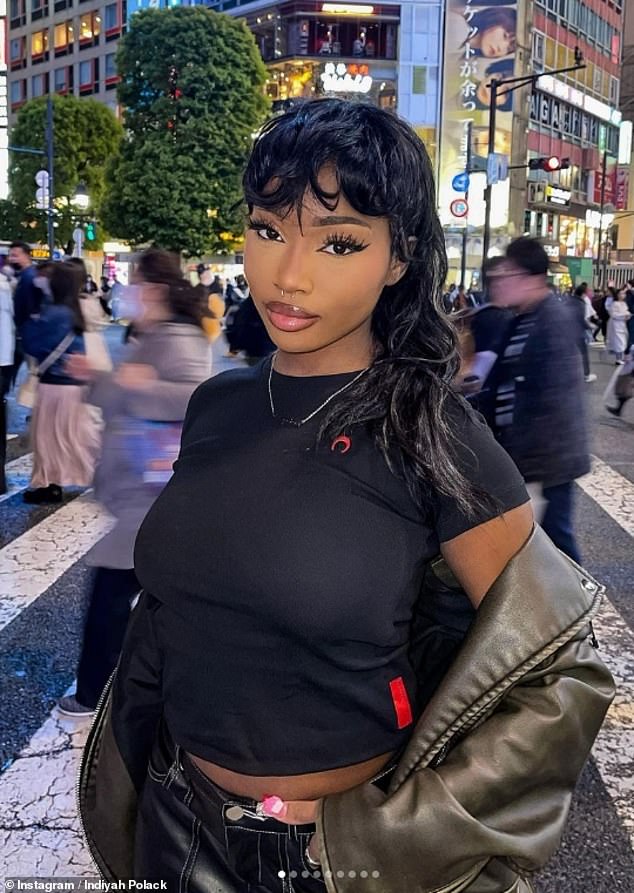 This spring, Indiyah Polack — who tied for third place with her partner Dami Hope — wowed Instagram followers when she showed off a curl-inspired look during a trip to Japan.