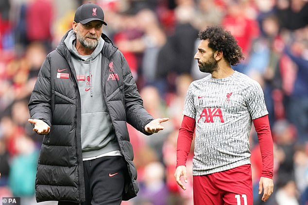 Jurgen Klopp has insisted he has nothing to worry about with Salah's focus