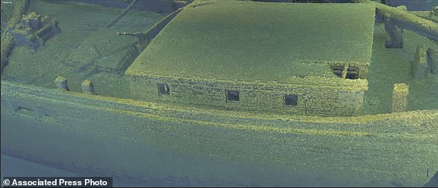 This July 2023 photo provided by the State Historical Society of Wisconsin shows Trinidad's intact deckhouse — dubbed 