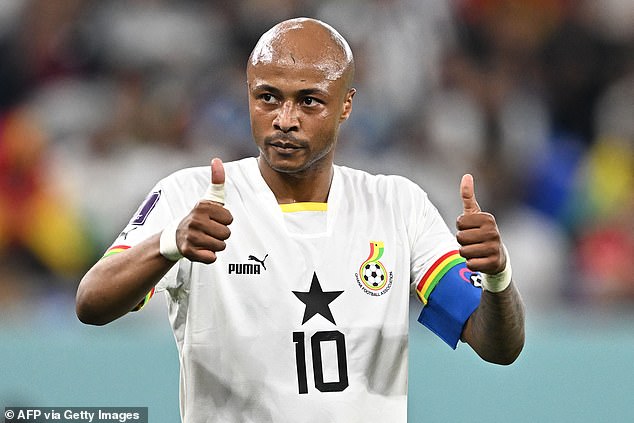 DC United are also said to be interested in Ghana's Andre Ayew, who last played for Forest