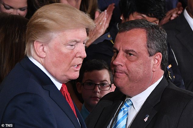 He praised former New Jersey governor Chris Christie, once a close ally of Trump, for going 