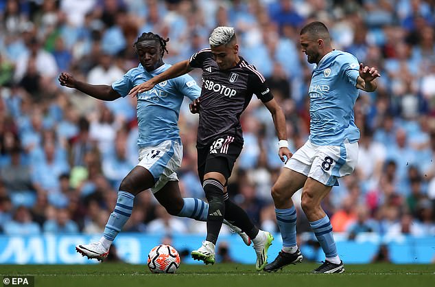 Palhinha was absent on Saturday due to Fulham's 5-1 defeat to Manchester City at the Etihad Stadium