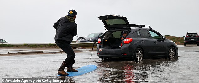 Some in the city risked their health in the untreated floodwaters