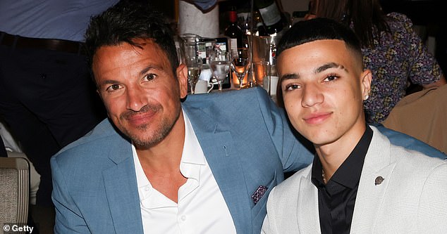 Talented: Katie Price and Peter's eldest child hopes to follow in his father's footsteps, who had big hits in the 1990s with songs like Mysterious Girl and All Night, All Right