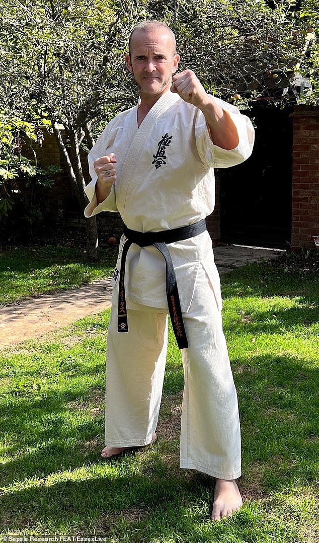 The karate black belt eventually recovered, although problems with his shoulder persisted, as did fatigue and a lack of focus from the illness.