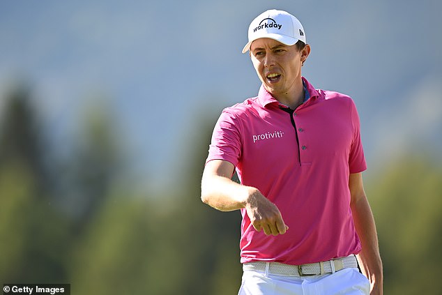 Matt Fitzpatrick leads the final qualifying event in Switzerland for the Ryder Cup at Omega European Masters