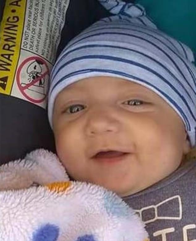 Cordell II (pictured) was just four months old when he was killed in a car accident by a drunk driver