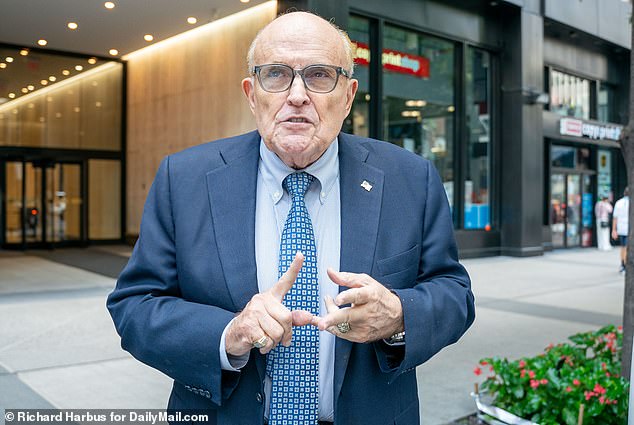 Speaking to a photographer for DailyMail.com on Wednesday, a defiant Rudy Giuliani said he was not surprised by the legal setback in a defamation suit against him filed by Georgia election workers Ruby Freeman and Shaye Moss