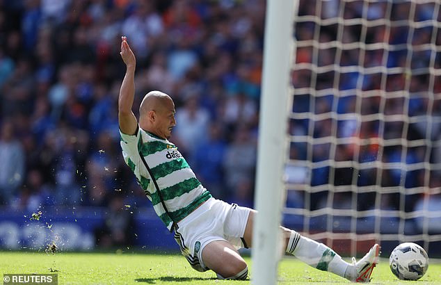 Celtic had other chances to score, with Daizen Maeda painfully failing to hit the ball