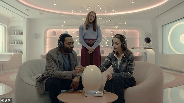 The Pod Generation: Set in the not-so-distant future, the film follows Rachel (Emilia) and Alvy (Chiwetel) as tech giant Pegazus offers couples the option to share their pregnancies through detachable artificial wombs or pods