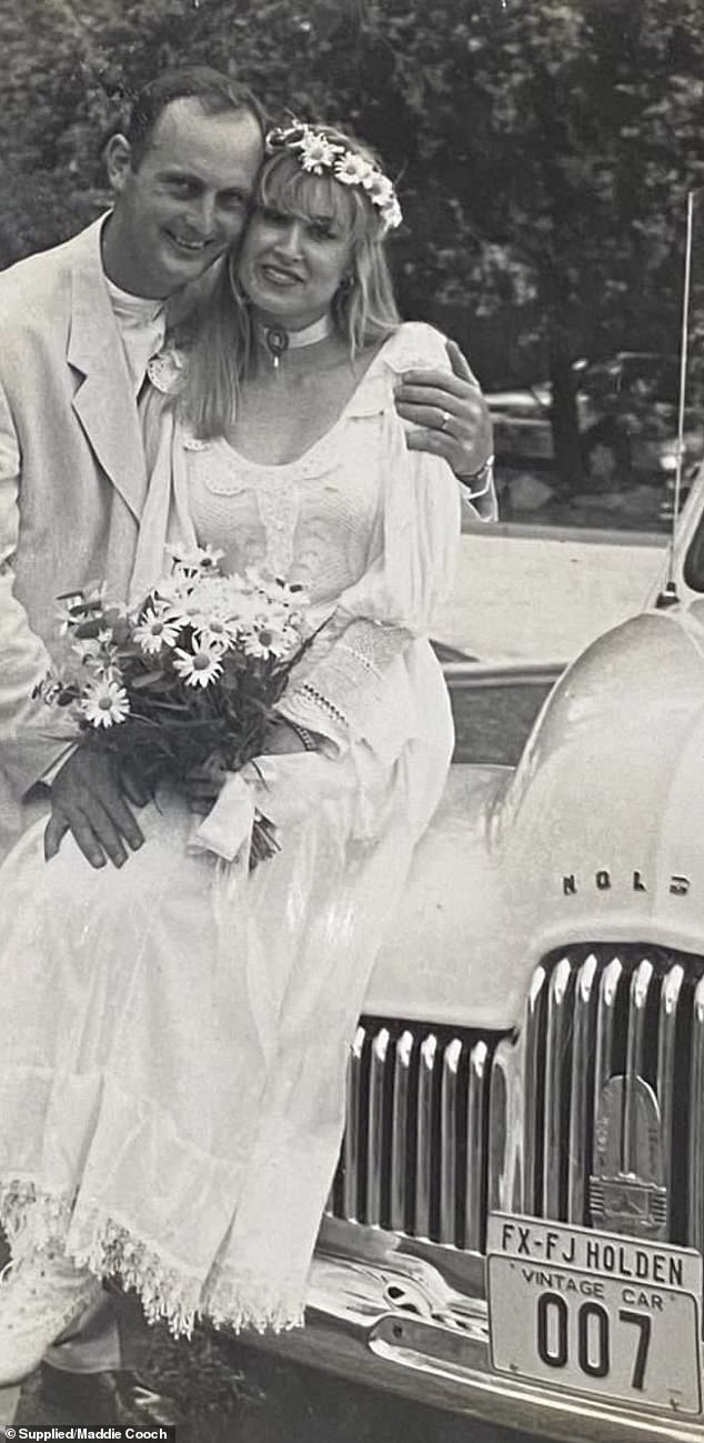 Maurice would still be alive now if he had had his symptoms checked earlier, his daughter thinks.  He is pictured with his wife Kathryn on their wedding day in 1995