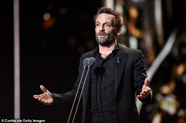 Not just any actor: the versatile French entertainment icon has won several Cesar film awards over the course of his career;  on display in 2020 in Paris at the Cesar Film Awards Ceremony