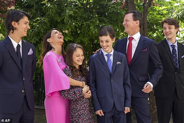 Nikolai's father Prince Joachim is Prince Frederik's younger brother