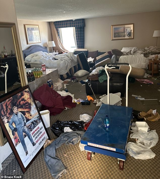 A group of 200 homeless people in Wyoming caused millions of dollars in damage to a local motel in downtown Casper