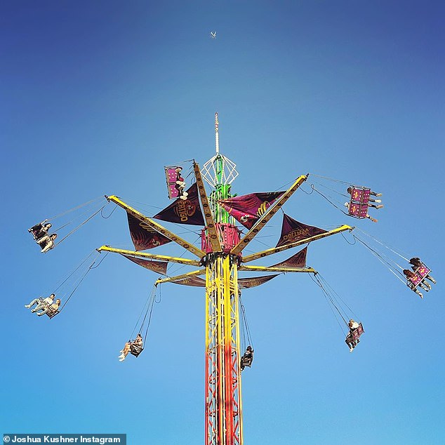 woe!  The 38-year-old founder of Thrive Capital posted three Instagram photos of amusement rides on display at the event — which also featured a chili contest, skate contest, skateboard mini-ramp, 25-foot rock wall and 21+ Barefoot Dreams Lounge. offered.