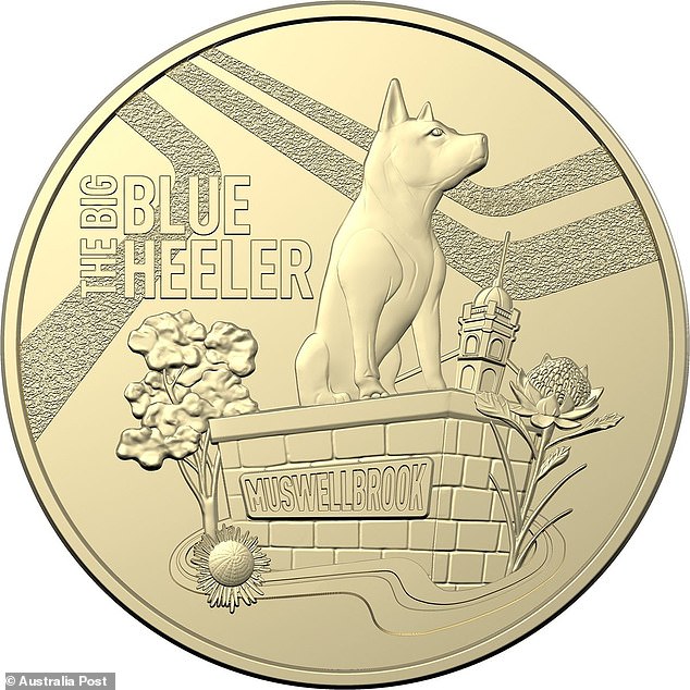 The Big Blue Heeler in Muswellbrook, NSW gets a spot in the coin collection