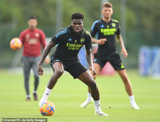 Partey suffered a muscle injury to his upper leg during training and will have to miss at least six weeks