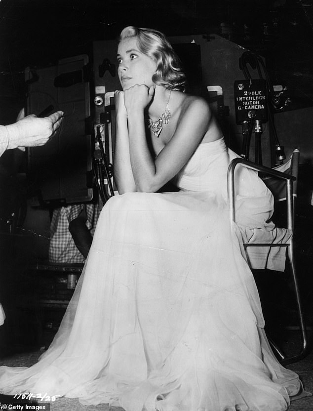 Grace Kelly on the set of To Catch a Thief, the 1954 Hitchcock film that first brought her to the Cote d'Azur