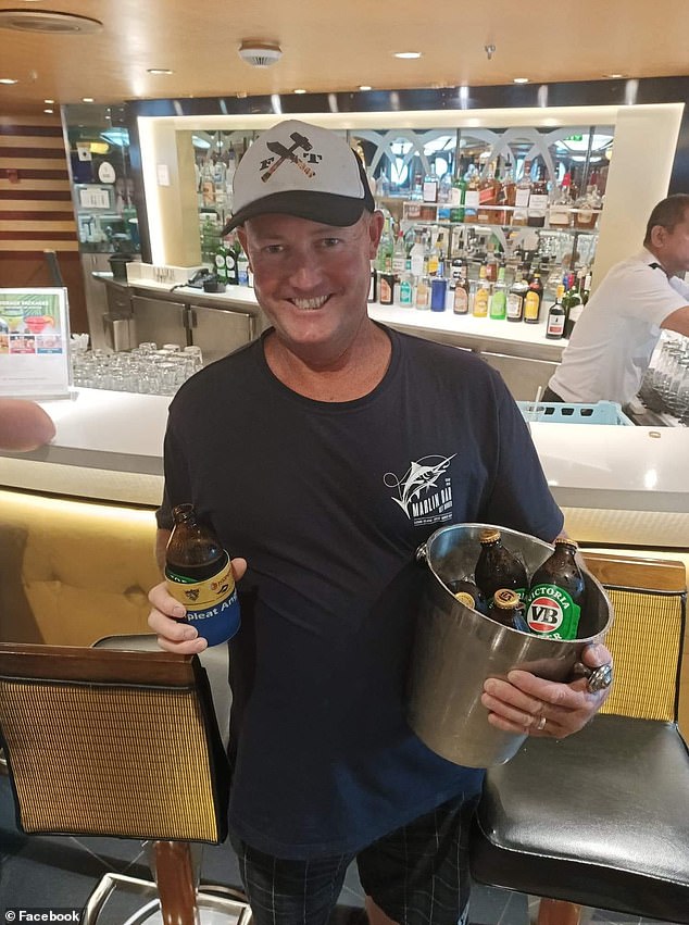 He was equally well known for his love of VB Beer - and was rarely pictured without a can or stump in his hand, which his friends regularly poked fun at