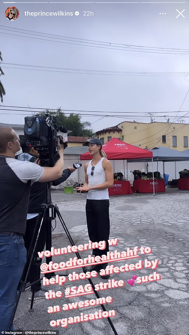 The Dancing with the Stars alum also shared a post on his Instagram speaking to reporters