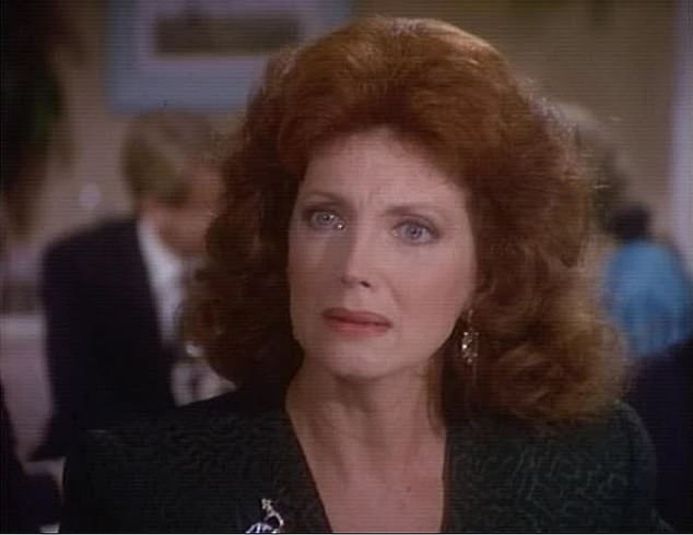 Star: Gayle was known for playing Vanessa Beaumont in Dallas from 1981 to 1991 (pictured)