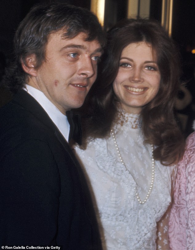 First Husband: Gayle married the late British actor David Hemmings in 1968.  They welcomed a son, Nolan Hemmings.  The couple divorced in 1974. The actor died in 2003 (pictured in 1968)