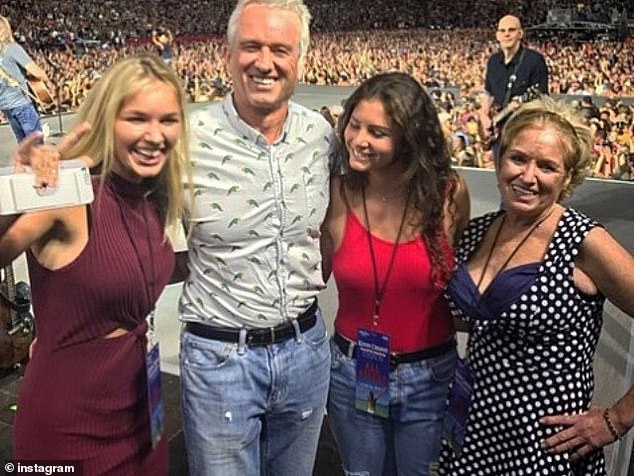 RFK's 22-year-old niece Saoirse Kennedy Hill (left) died in 2019 after taking a deadly mixture of prescription drugs, methadone and alcohol.