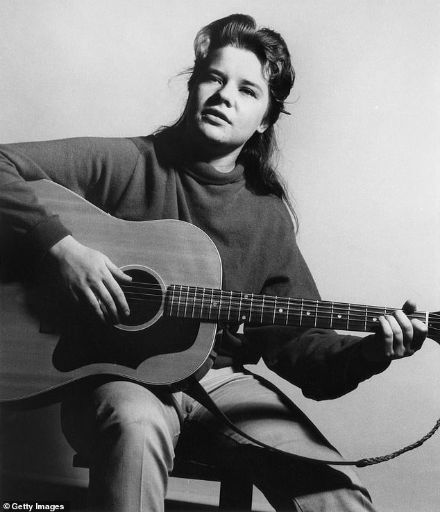 A very early portrait of Janis Joplin circa 1962 in Austin, Texas