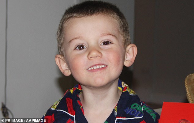 The foster mother of missing toddler William Tyrrell (above) has failed to stand trial on charges of a young girl being secretly questioned