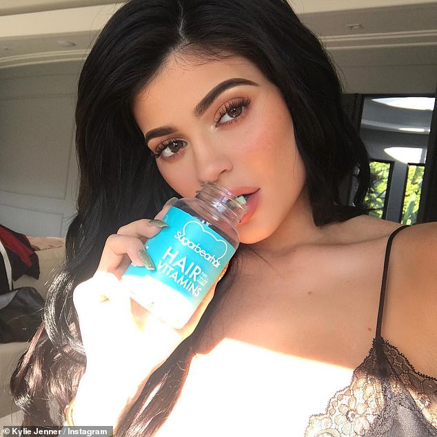 Social media sensation: Until recently, Jenner was the highest paid star on Instagram.  She earns $1,835,000 for each post