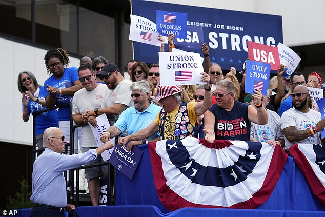 President Joe Biden is scheduled to speak Monday at 19 Sheet Metal Workers' Local Union in Philadelphia on the occasion of Labor Day