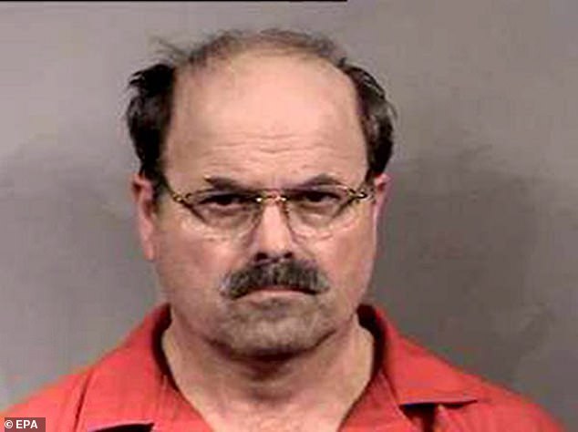 Pictured: Police photo of Dennis Rader, taken on February 27, 2005