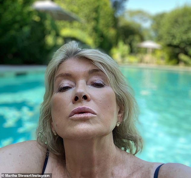 Giving the people what they want: Martha's latest hotel pool thirst trap is a throwback to a 2020 poolside thirst trap that led to a long line of more recent photos