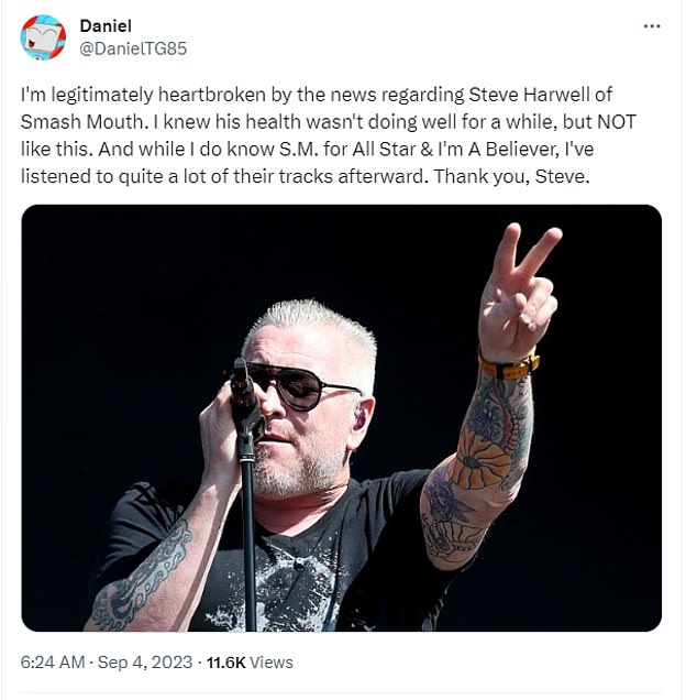 1693863216 564 Smash Mouth singer Steve Harwell is remembered by Guy Fieri