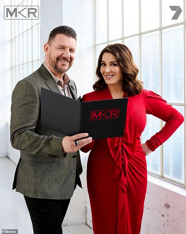 Last month, Colin revealed his secret crush on one of the show's other judges.  The Irish chef said he always had a preference for the British culinary goddess Nigella Lawson.  Pictured: MKR judges Manu Feildel and Nigella Lawson