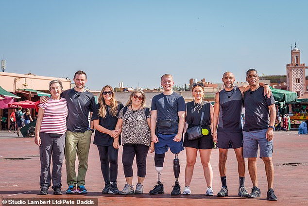 Cast: The mother and son competed against driver Billy Monger and his sister Bonny;  All Saints singer Melanie Blatt and her mother Helene;  and GMB weatherman Alex Beresford and his father, Noel