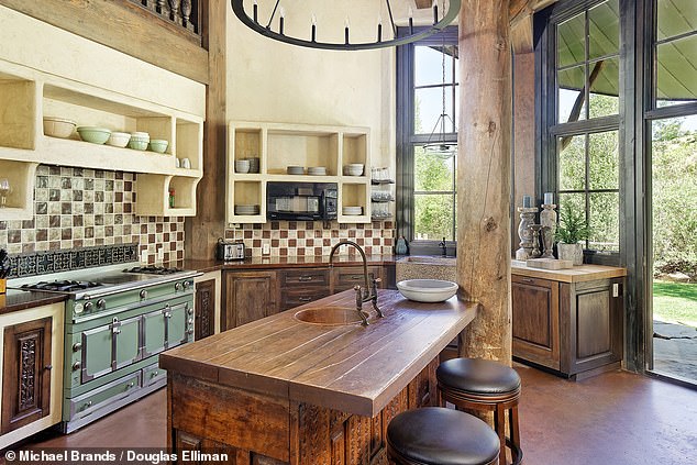 It is one of the last large ranches left in the Roaring Fork Valley (Photo: Estate House kitchen)