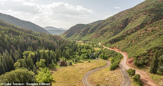 Mountains and local wildlife create a picturesque landscape