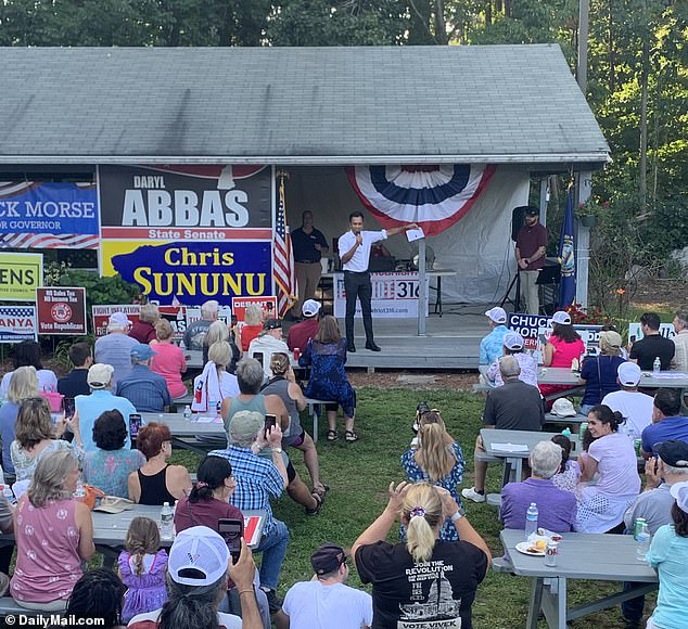 Ramaswamy was one of five candidates to speak at the picnic on Monday, but was by far the fan favourite