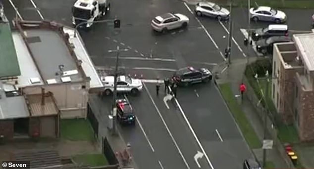 He was pulled into a dark gray Volkswagen outside Glen Eira College at Melbourne's Glen Huntly at around 3:35pm, before suffering 'significant injuries', and then forced out of the car.