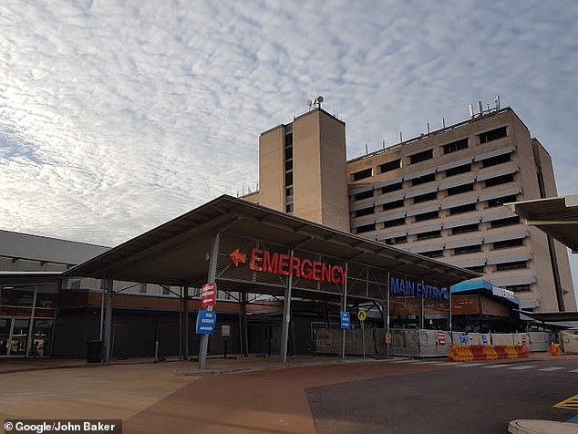 After she was rushed to Royal Darwin Hospital (pictured) on Thursday, doctors failed to save her and she died on Saturday