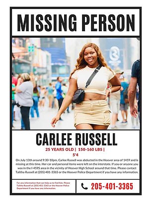 Russell was reported missing on July 13 after she made a bizarre call to 911 claiming she had found a toddler on the side of a highway.