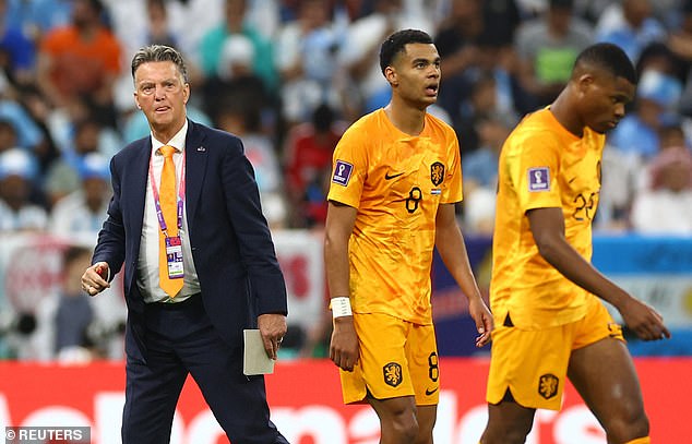 Van Gaal stepped down as manager after his side were defeated by Argentina in the quarter-finals