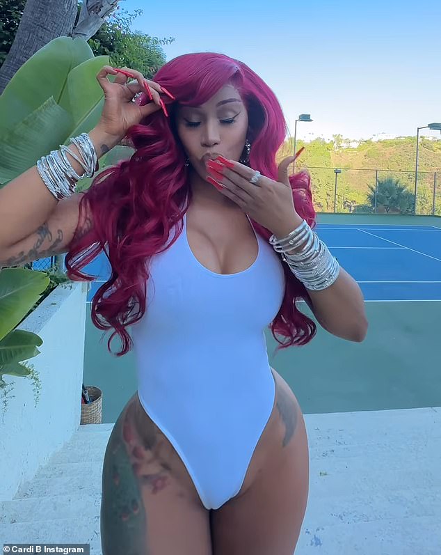 What Fashion Rules: Cardi B looked like Jessica Rabbit and smiled as she teased new music