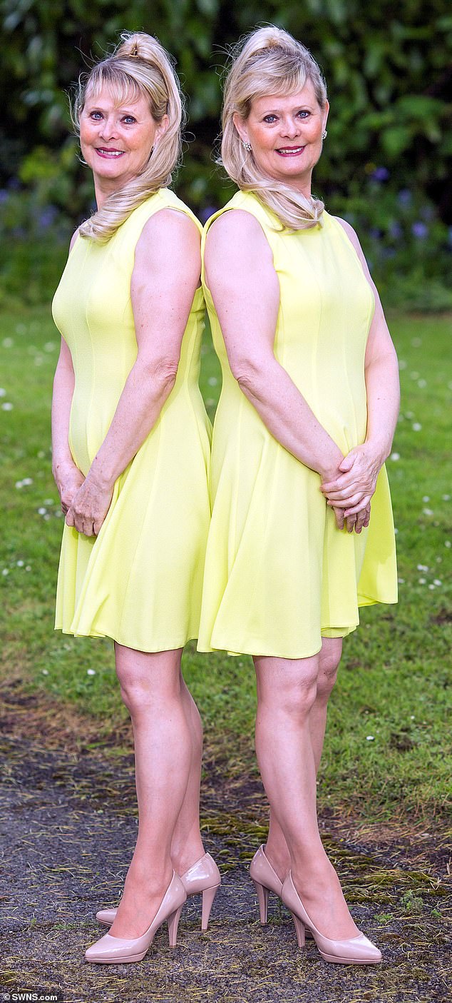 Rosey (pictured left) and her sister Kathy (right) spend every day together.  Here they are pictured with matching yellow dresses in 2014