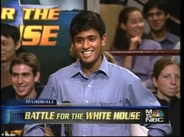 Young Vivek asked why he should vote for the candidate with the least experience when he appeared at an MSNBC town hall in 2004 with then-Democrat candidate Al Sharpton